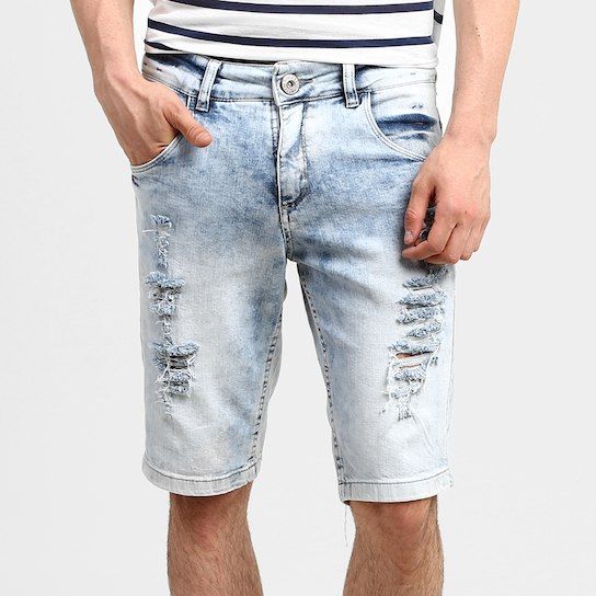 BERMUDA JEANS DESFIADA N-27