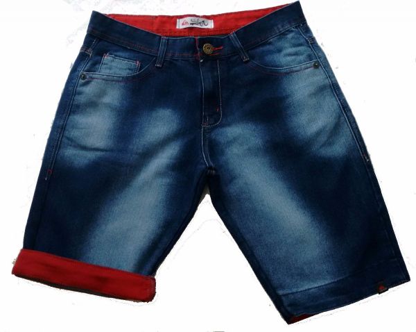 BERMUDA JEANS MASCULINO DETALHE C-40021