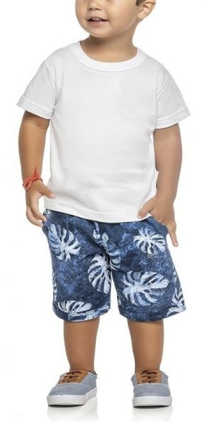 BERMUDA INFANTIL FLORAL N-909